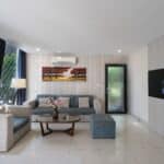 Phòng khách và sofa - villa 3 phòng ngủ resort Oceanami resort Oceanami Long Hải